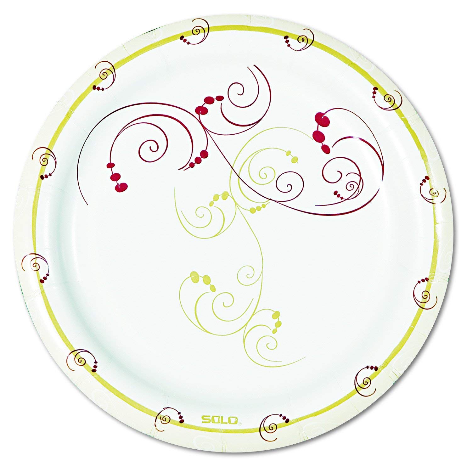 Solo Cups Mp6j8001ct Symphony 6-Inch Tan Paper Plates - 1000 Count Bulk Disposable Dinnerware for Parties, Picnics & Catering Events