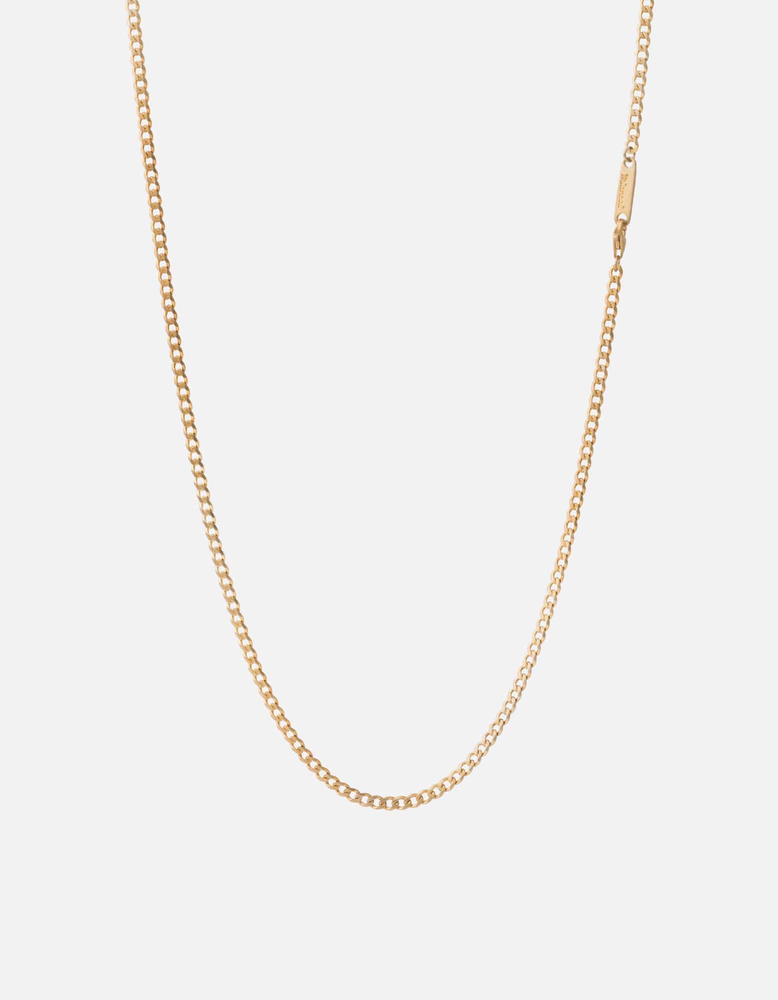 3mm Mini Chain Necklace 14K Gold - Dainty Layering Necklace for Women, Perfect for Everyday Wear & Gift Giving