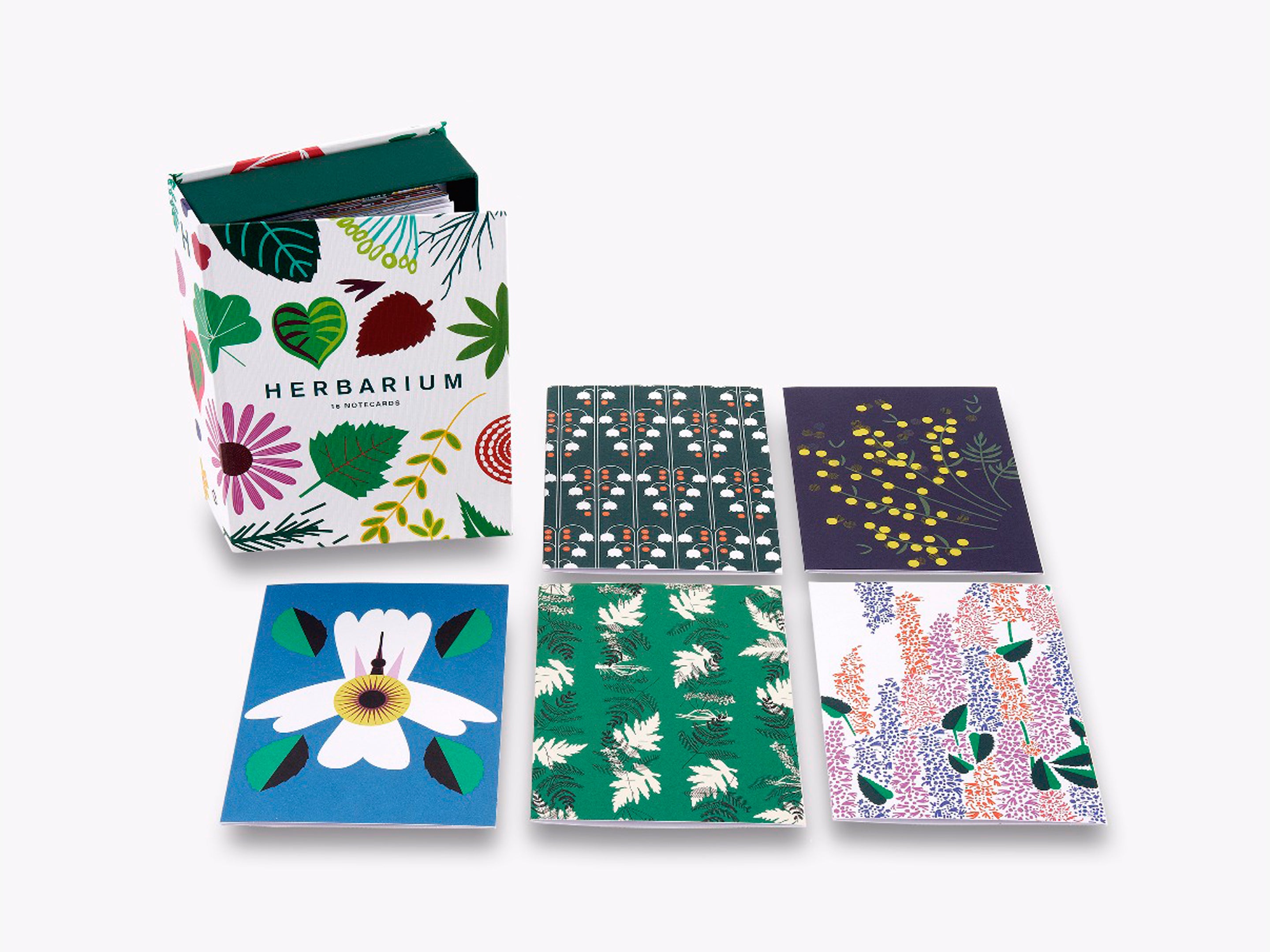 Herbarium Notecards Set - Botanical Pressed Flower Greeting Cards for Thank You, Birthday & Wedding - Perfect for DIY Scrapbooking, Journaling & Gift Giving