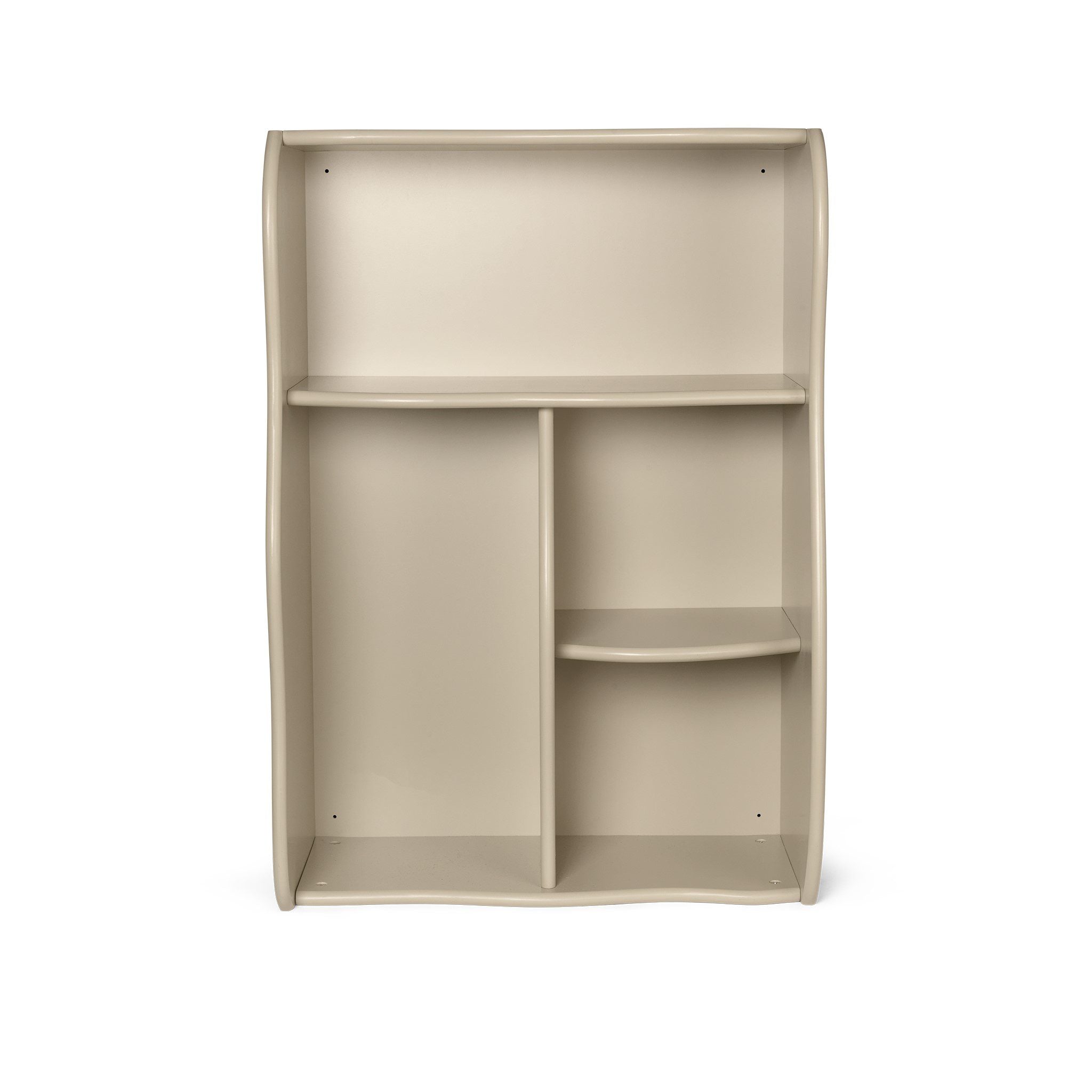 FERM LIVING Slope Bookcase in Cashmere - Modern Scandinavian Bookshelf for Living Room, Bedroom & Home Office Storage
