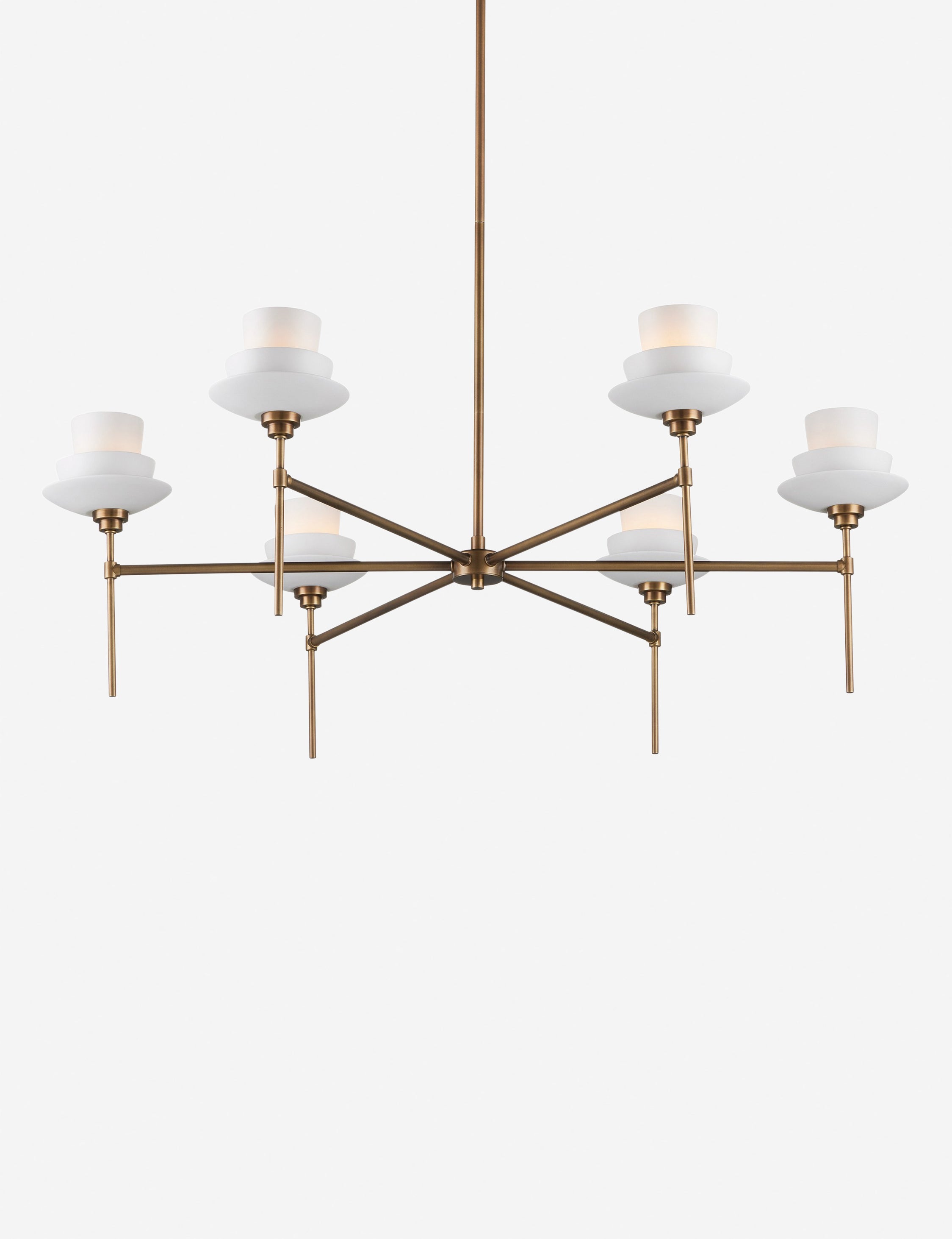 Alouette Crystal Chandelier - Elegant Modern Ceiling Light Fixture for Dining Room, Living Room & Bedroom | Perfect for Home Decor & Wedding Venues