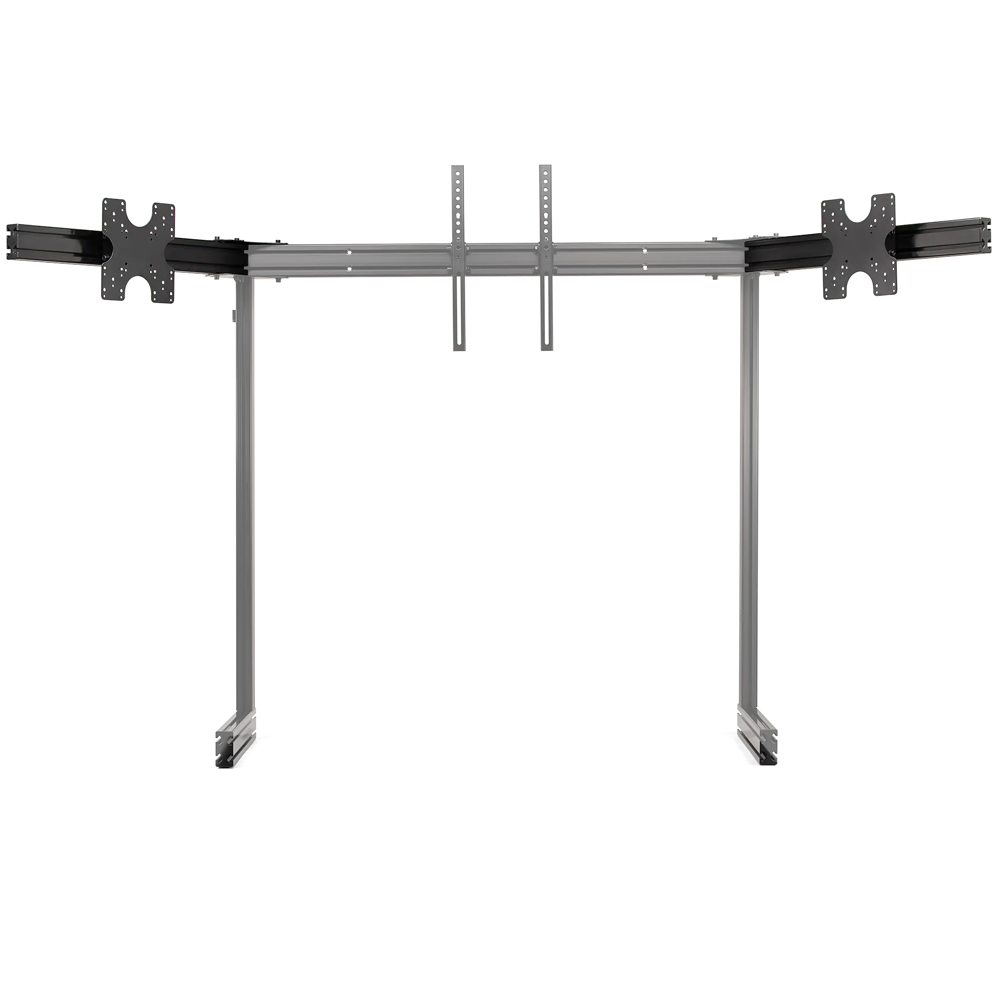 Next Level Racing ELITE Free Standing Triple Monitor Stand for Racing Simulator Cockpit - Black | Perfect for Gaming, Flight Simulation & Home Racing Setup