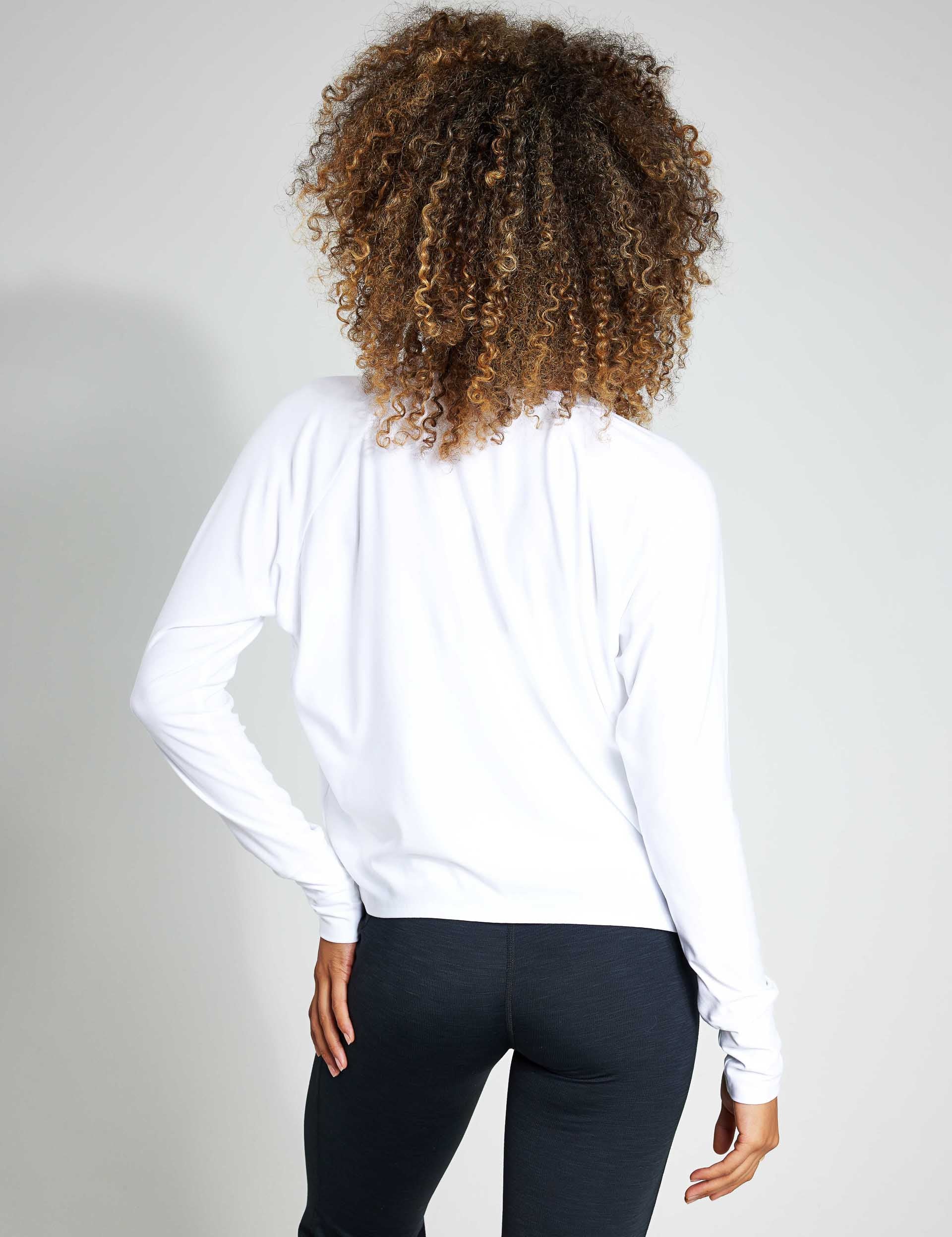 Featherweight Daydreamer Pullover Sweatshirt - Soft & Lightweight Cloud White - Perfect for Casual Wear, Lounging & Travel