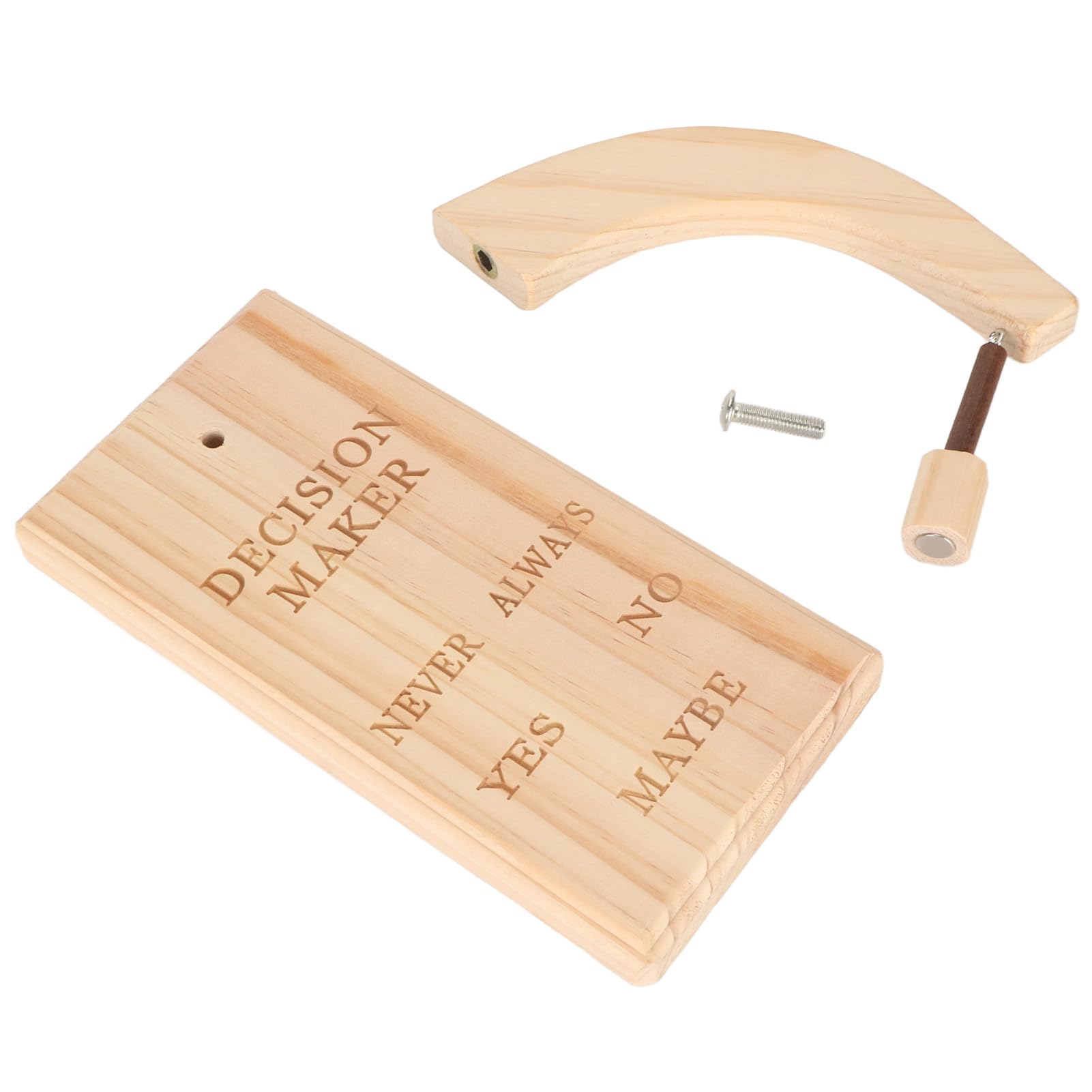 Oak Wood Magnetic Decision Maker Pendulum - Guidance Tool for Bedroom, Office & Meditation | Feng Shui & Spiritual Decision Aid