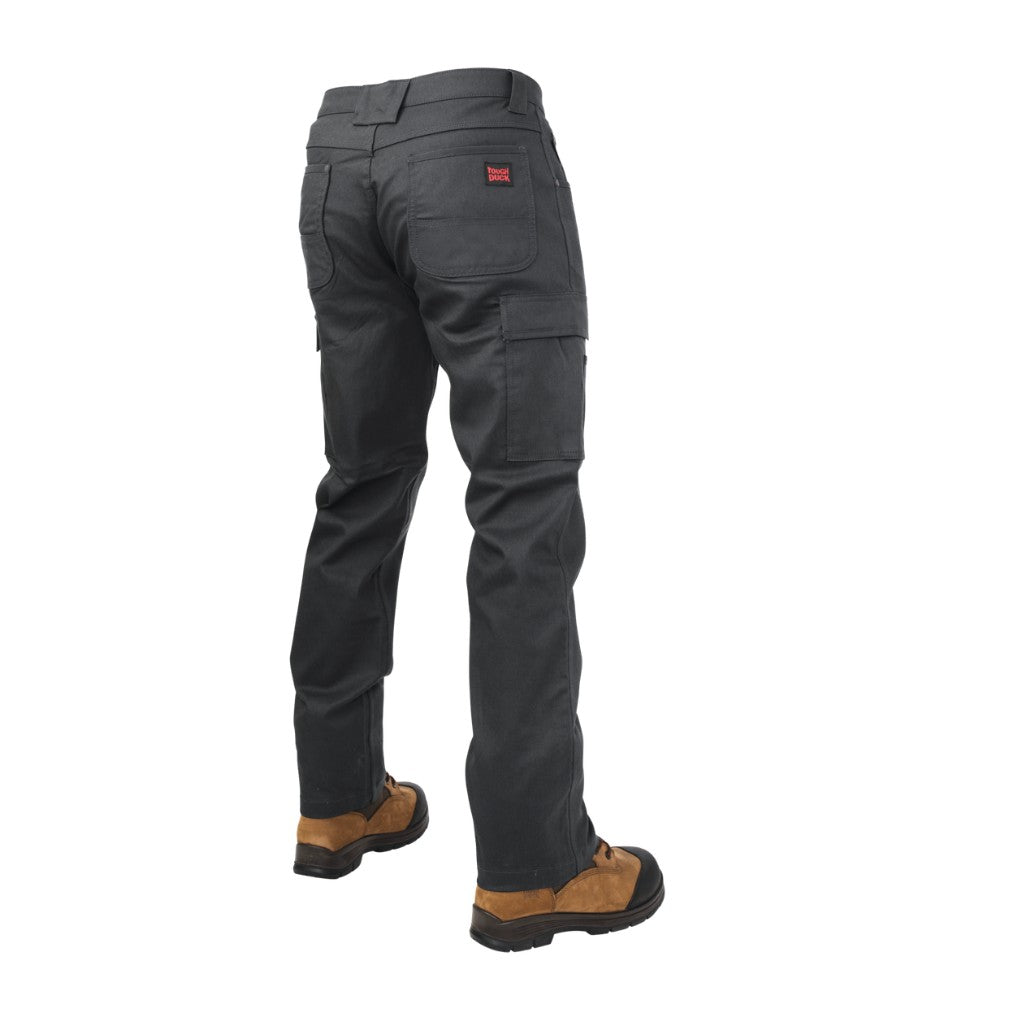 Tough Duck Women’s 360° Stretch Waist Cargo Work Pants WP10 - Black | Durable & Comfortable Workwear for Construction, Landscaping & Outdoor Jobs