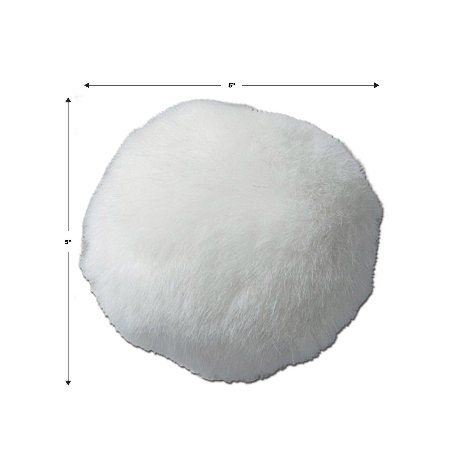 12 Pack Beistle Easter Plush Bunny Tails - Soft Fluffy Bunny Tail Decorations for Easter Party, DIY Crafts, Home Decor, and Spring Celebrations