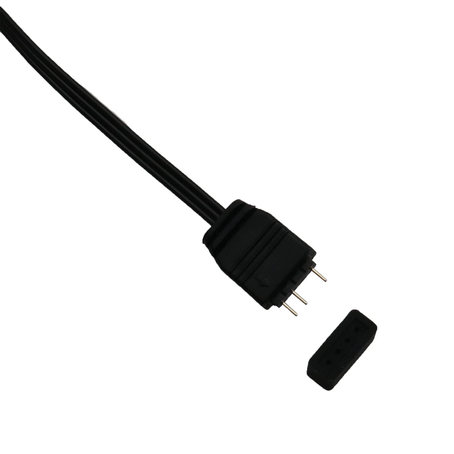 ZCZQC ARGB LED Controller - 5V 3Pin Addressable RGB Hub with SATA Power & Remote for PC Case Lighting | Compatible with ASUS Aura Sync | Perfect for Gaming PC, Desktop Computer & DIY RGB Setup