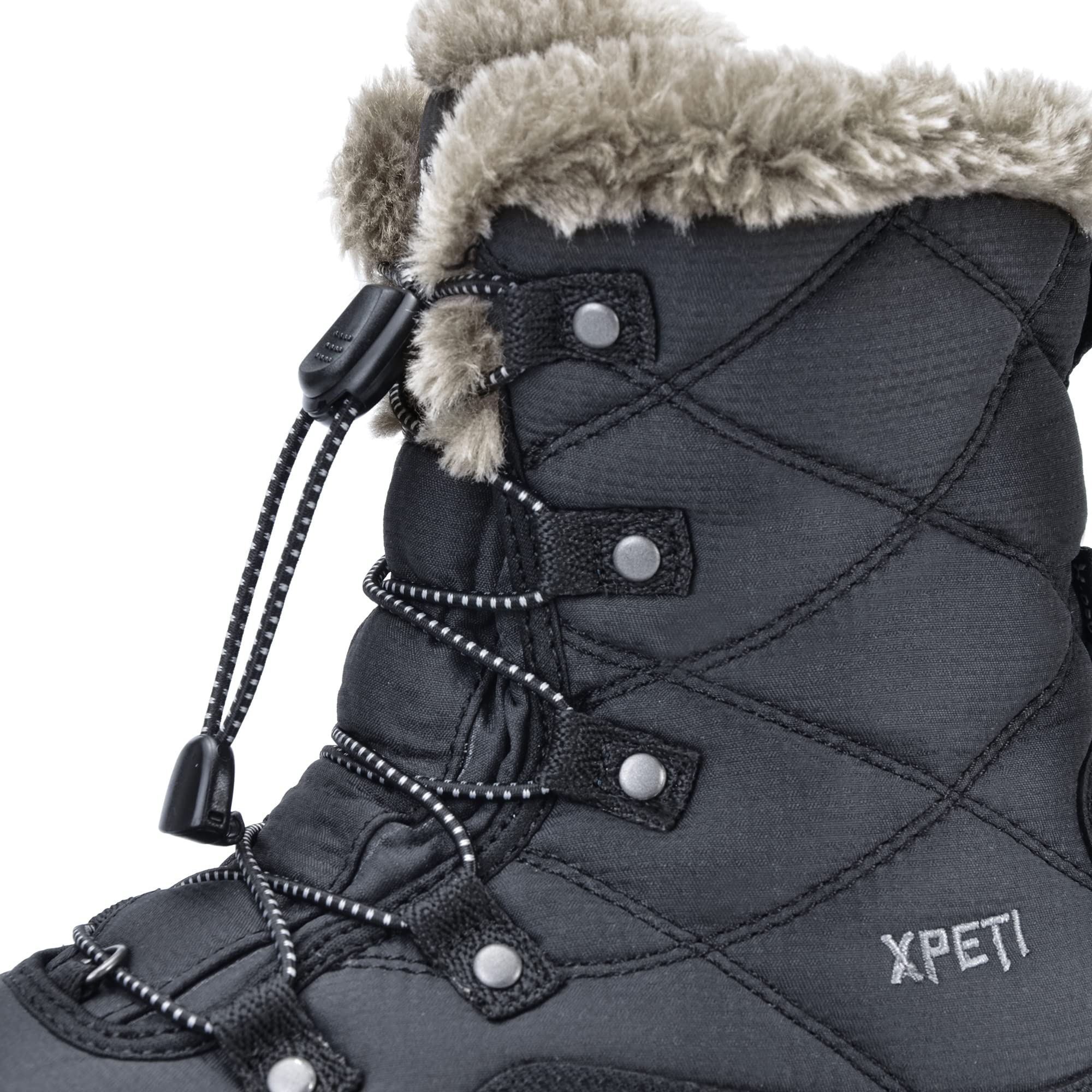 XPETI Women's Nora II Waterproof Snow Boots - Winter High-Top Hiking & Outdoor Work Boots for Cold Weather, Snowshoeing & Trail Adventures