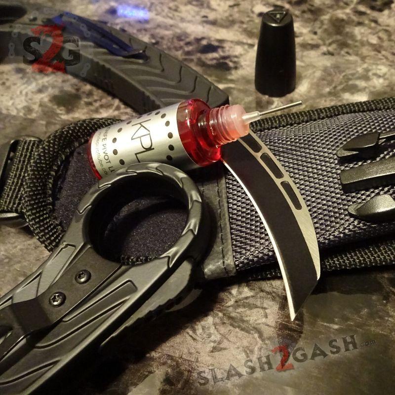 KPL™ Original Knife Oil Lubricant - 10mL Premium Pivot Lube for Folding Knives, Pocket Knives & Multi-Tools - Smooth Action & Long-Lasting Protection for Outdoor, EDC & Tactical Use