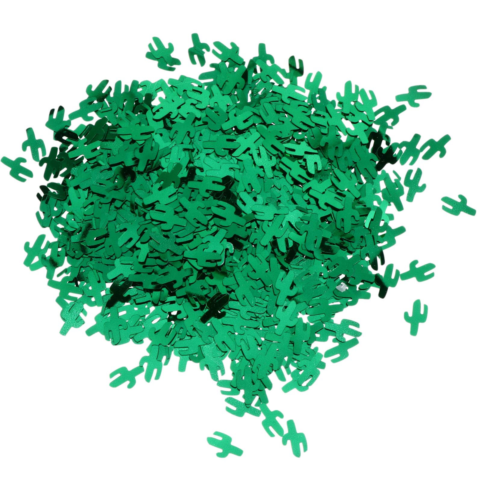 PRETYZOOM Hawaiian Party Table Confetti - Tropical Cactus Glitter Confetti for Luau Decorations, Birthday Party Supplies, Baby Shower & Summer Beach Theme Events