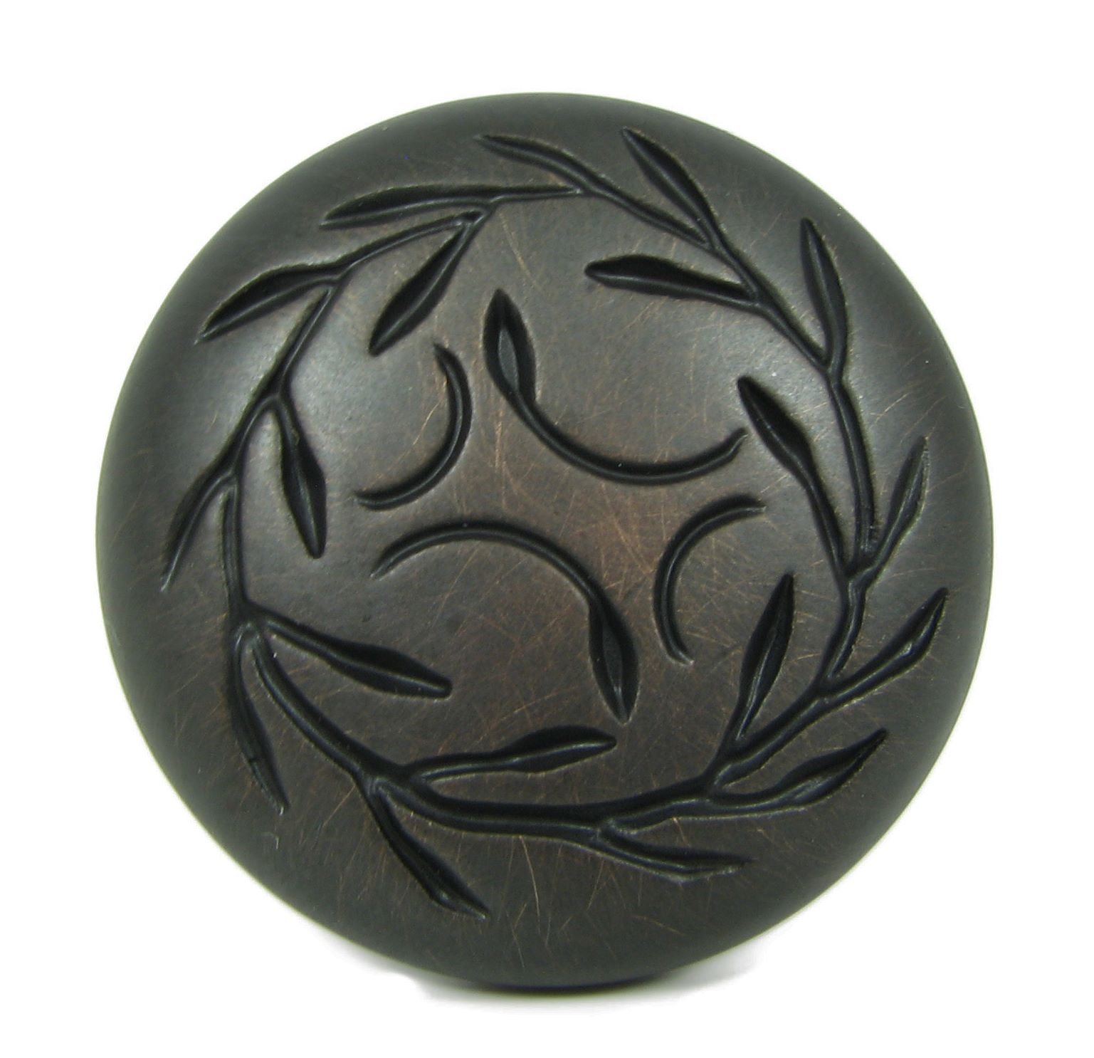 Vintage Oil Rubbed Bronze Cabinet Knobs - Classic Pull Handles for Kitchen Cabinets, Dressers & Furniture (Set of 10) - Perfect for Home Renovation & DIY Projects