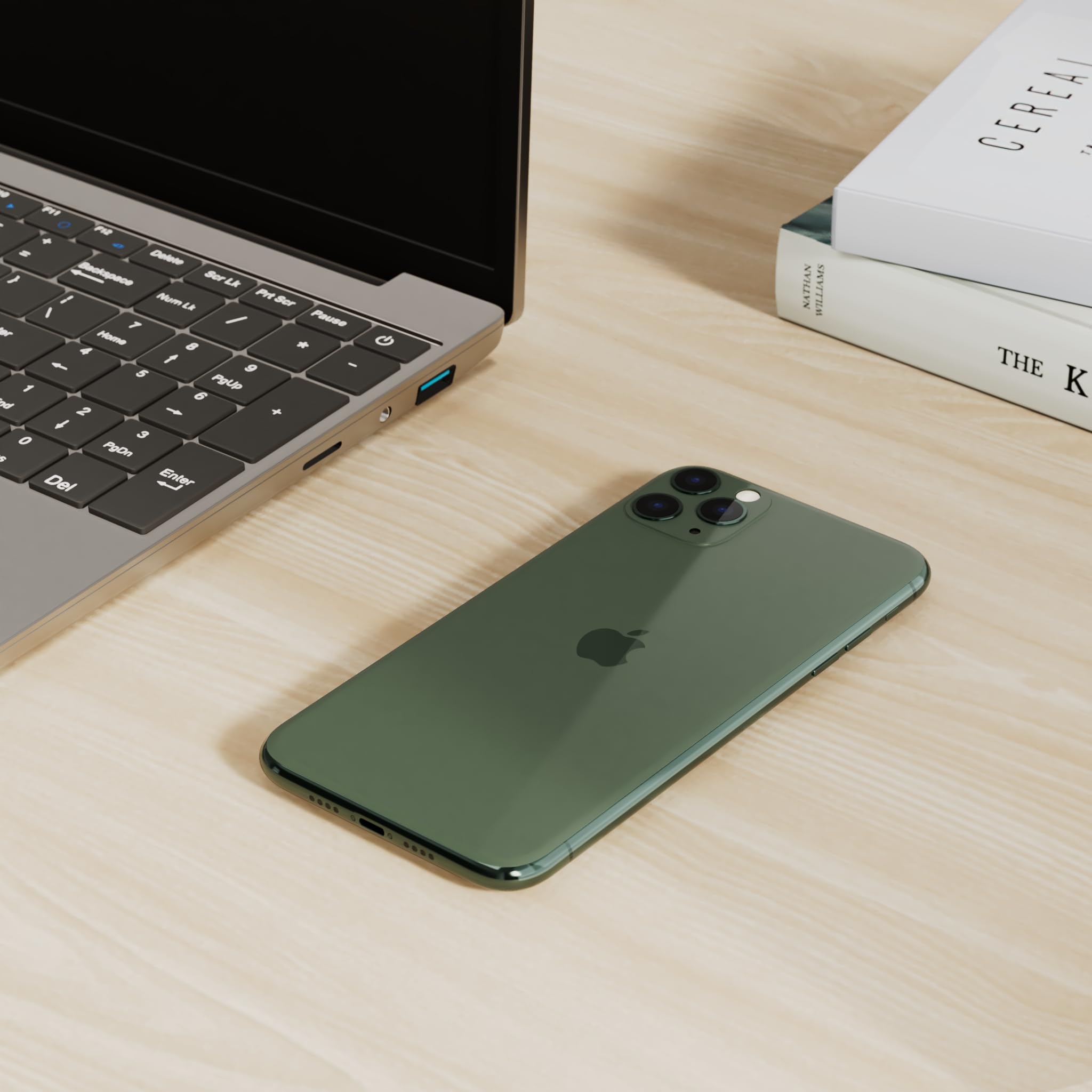 Apple iPhone 11 Pro Max 256GB - AT&T Unlocked (Renewed) | Midnight Green | US Version | Perfect for Business & Travel