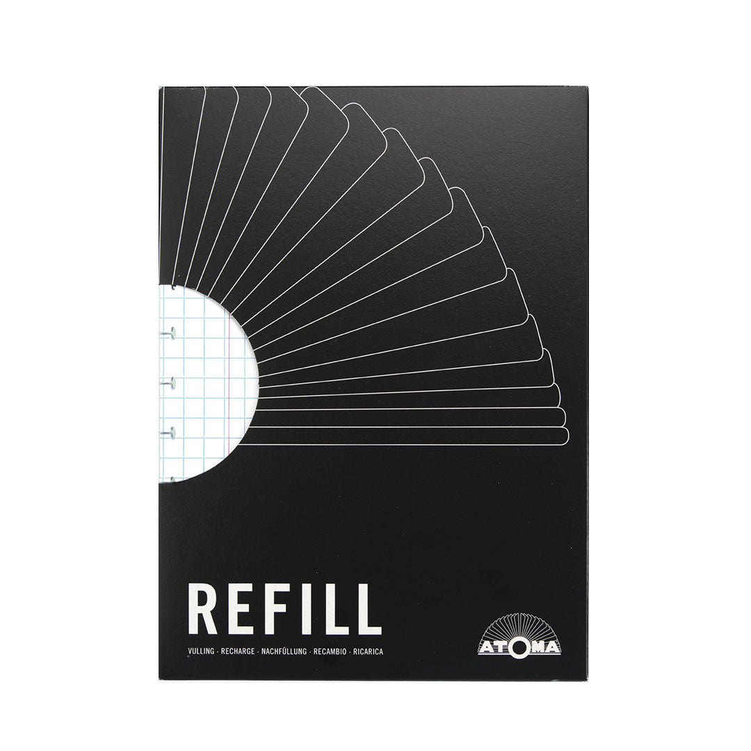 Atoma Notebook Refill Pad 210 x 295mm - White Paper Refill Sheets for Planner, Journal & Sketchbook - Perfect for Office, School & Creative Projects
