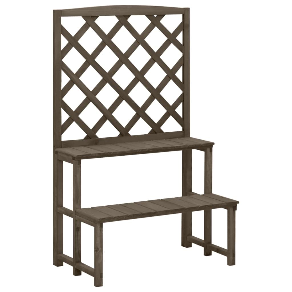 2-Tier Hanging Plant Stand for Indoor & Outdoor - 27.5