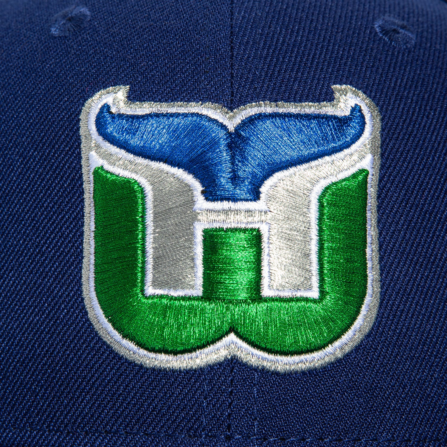 New Era 59Fifty Hartford Whalers Snapback Hat - Royal Blue NHL Hockey Cap for Men & Women - Perfect for Games, Collecting & Streetwear Fashion