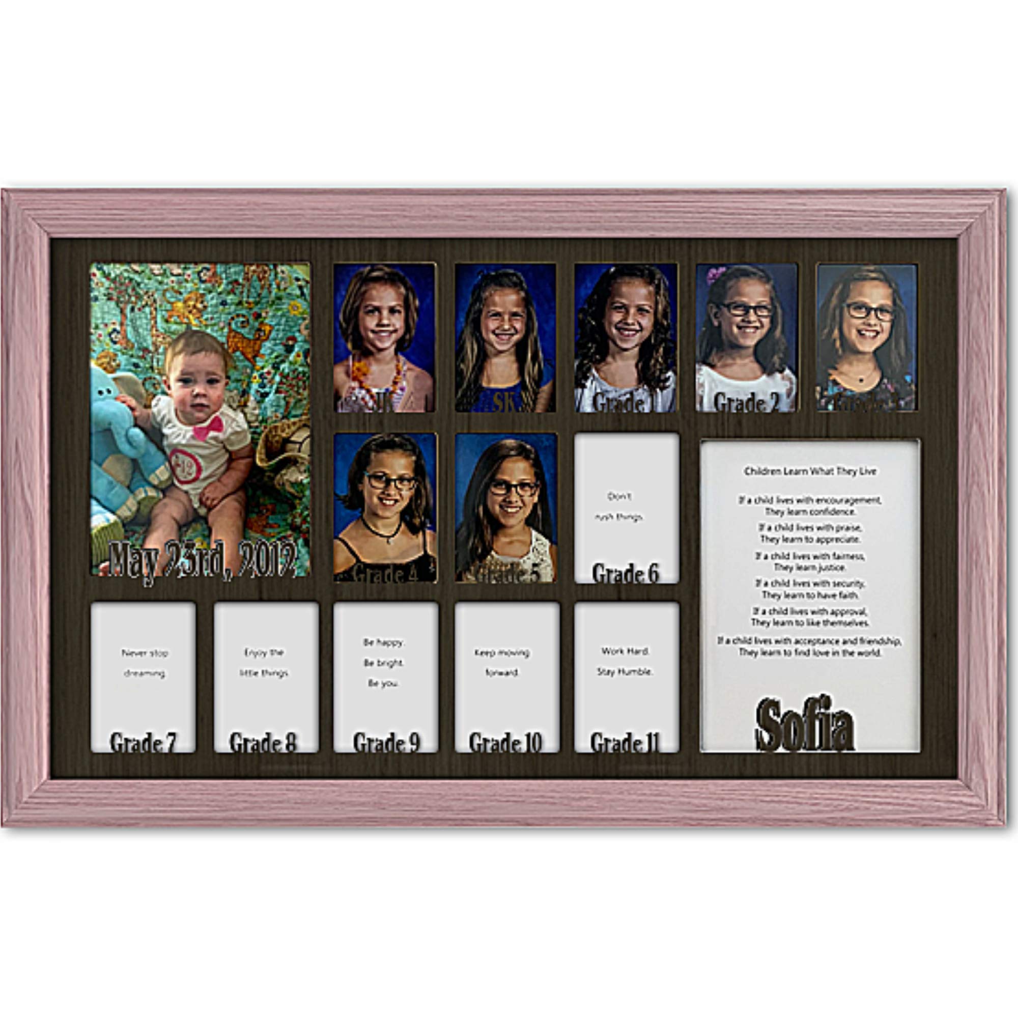 Personalized Northland School-Years Picture Frame - Holds 12 (2.5
