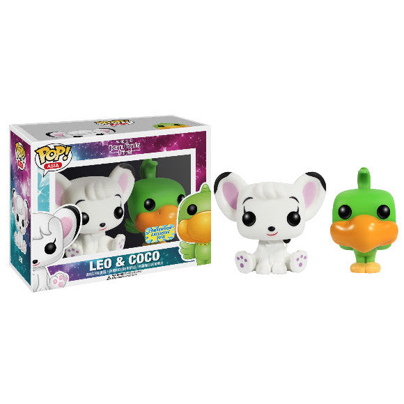 Asia Pop! Vinyl Figure Flocked Leo & Coco - Tezuka Osamu Official Exclusive Collectible Toy for Anime Fans | Perfect for Display, Gifts, and Anime Collections