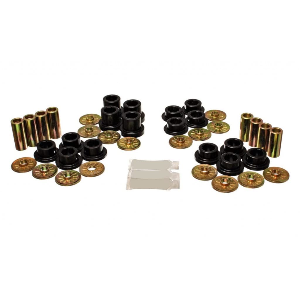 Energy Suspension Rear Control Arm Bushing Set for 1992-2002 Dodge Viper | Black Polyurethane Bushings | 5.3126G | Improves Handling & Ride Comfort for Street & Track Performance
