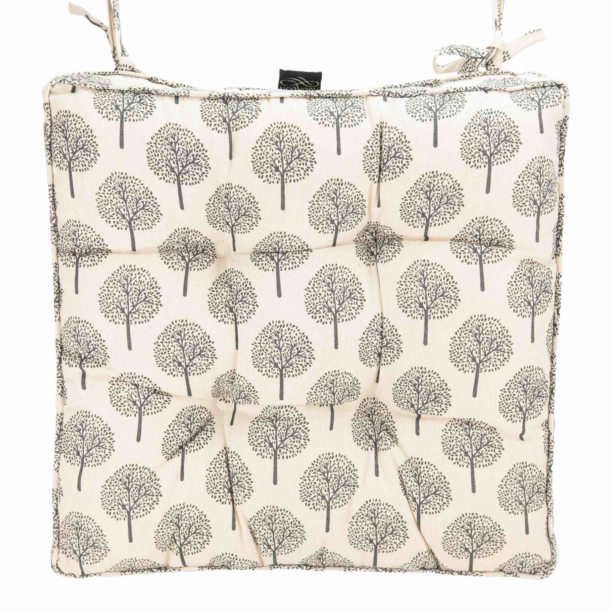 Premium Linen Tree Seat Cushion - Soft Cream Box Pad for Outdoor Chairs, Patio Furniture, and Garden Benches - Comfortable & Stylish Home Decor