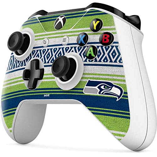Official NFL Seattle Seahawks Trailblazer Gaming Skin Decal for Xbox One S Controller - Durable Custom Design for Enhanced Grip & Protection - Perfect for Gamers & Seahawks Fans