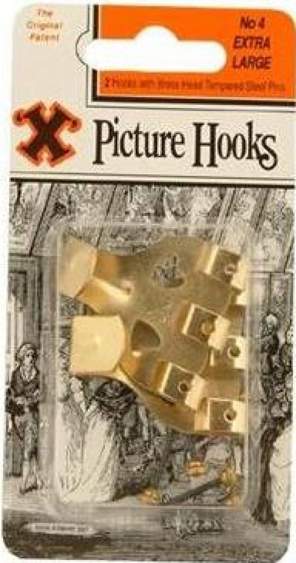 4-Pack Extra Large Heavy Duty Hooks for Hanging Plants, Decor & Storage – Strong & Durable Wall Hooks for Home & Garage Organization