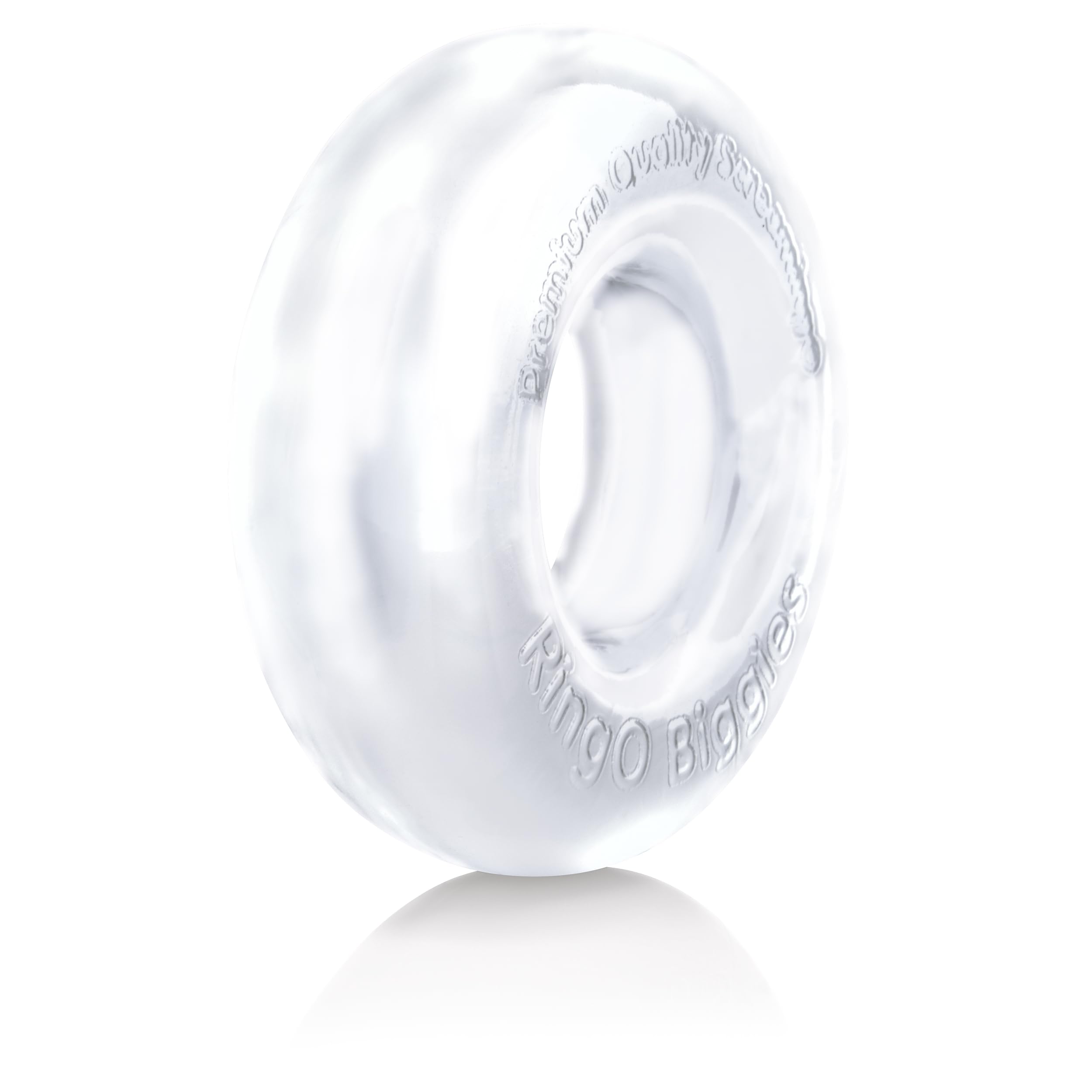 **Screaming O Ringo Biggies Clear Disposable Cock Ring - Award-Winning Penis Ring for Enhanced Pleasure - Couples Sex Toy for Mutual Satisfaction - Perfect for Sensual Massage & Spicing Up Intimate Moments**