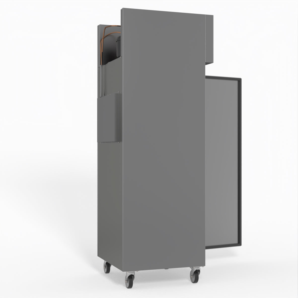 AG 429L Upright Single Door Stainless Steel Commercial Refrigerator GNX400TN - Perfect for Restaurants, Bars, and Catering Businesses