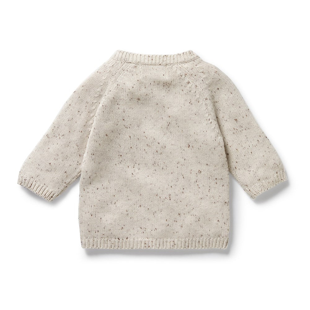 Organic Knitted Kimono Cardigan - Soft & Cozy Cookie & Cream Color - Perfect for Loungewear, Yoga & Casual Outfits
