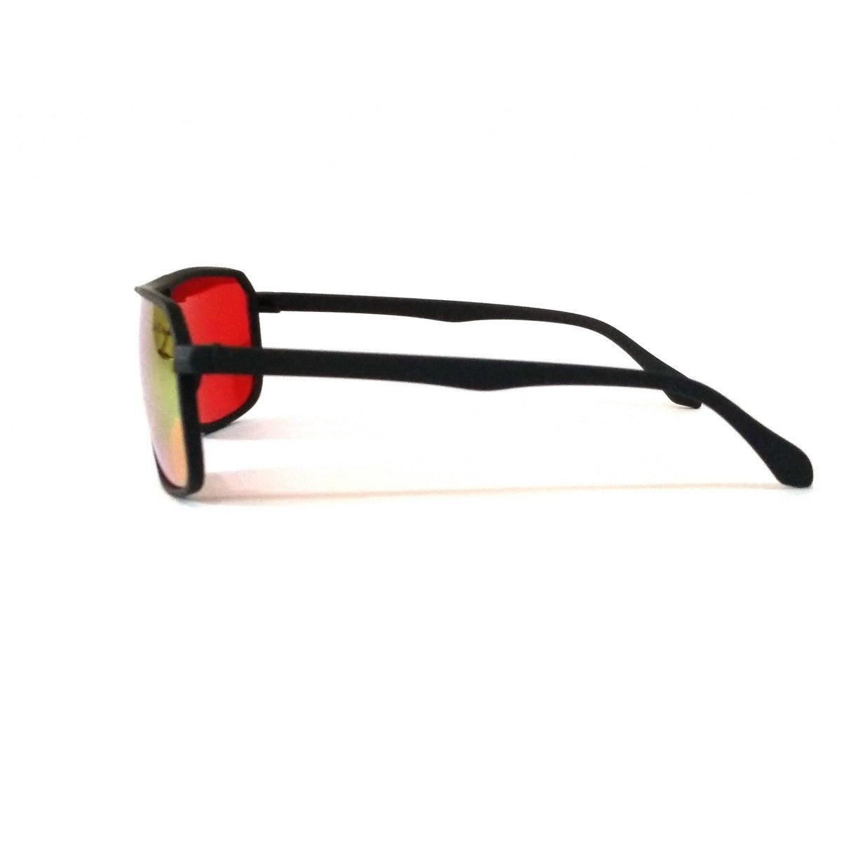 Stylish Orange Mirror Rectangle Sunglasses for Men & Women - UV400 Protection - Trendy Unisex Fashion Eyewear - Perfect for Beach, Driving, and Outdoor Activities