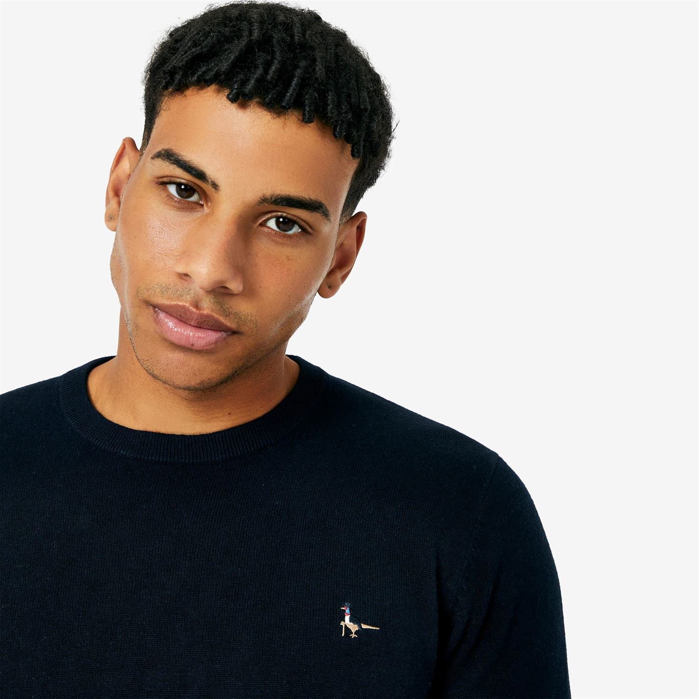 Jack Wills Seabourne Men's Logo Crewneck Sweater - Casual Pullover for Everyday Wear, Office & Weekend Outfits