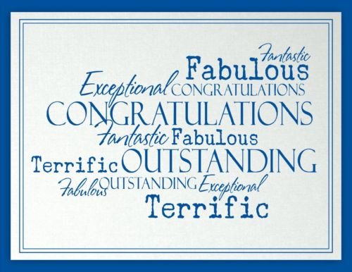 25 Sheets Bright Royal Blue 65# Cardstock Paper 8.5