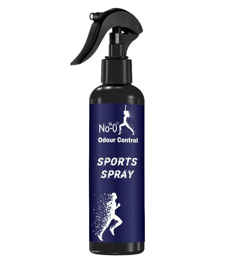 No-O Natural Plant-Based Cleaning Spray 200ml - Sports & Gym Equipment Cleaner, Shoe Deodorizer, Yoga Mat Sanitizer, Boxing Glove Freshener - Perfect for Home Gym, Fitness Studio & Sports Gear Maintenance