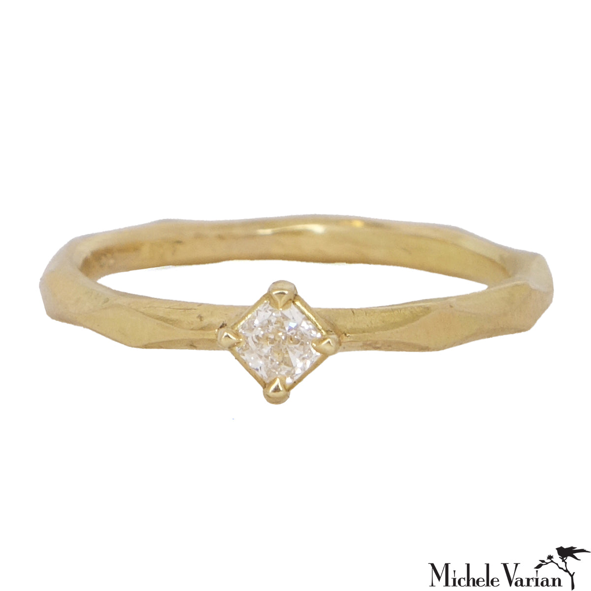 Exquisite Champagne Diamond Faceted Ring for Women - 14K Gold or Sterling Silver Engagement/Wedding Band - Perfect for Anniversaries, Proposals & Special Occasions