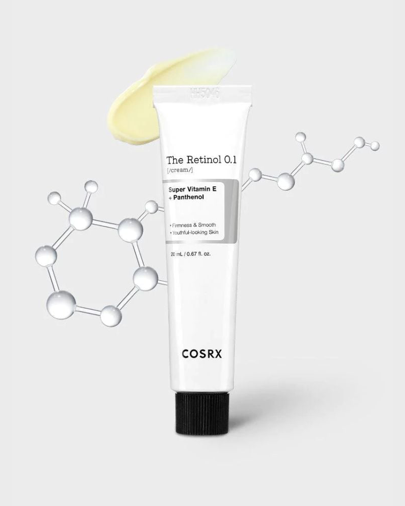 COSRX Retinol 0.3 Anti-Aging Cream 20mL - Hydrating Night Face Moisturizer for Wrinkles & Fine Lines - Perfect for Dry Skin & Evening Skincare Routine