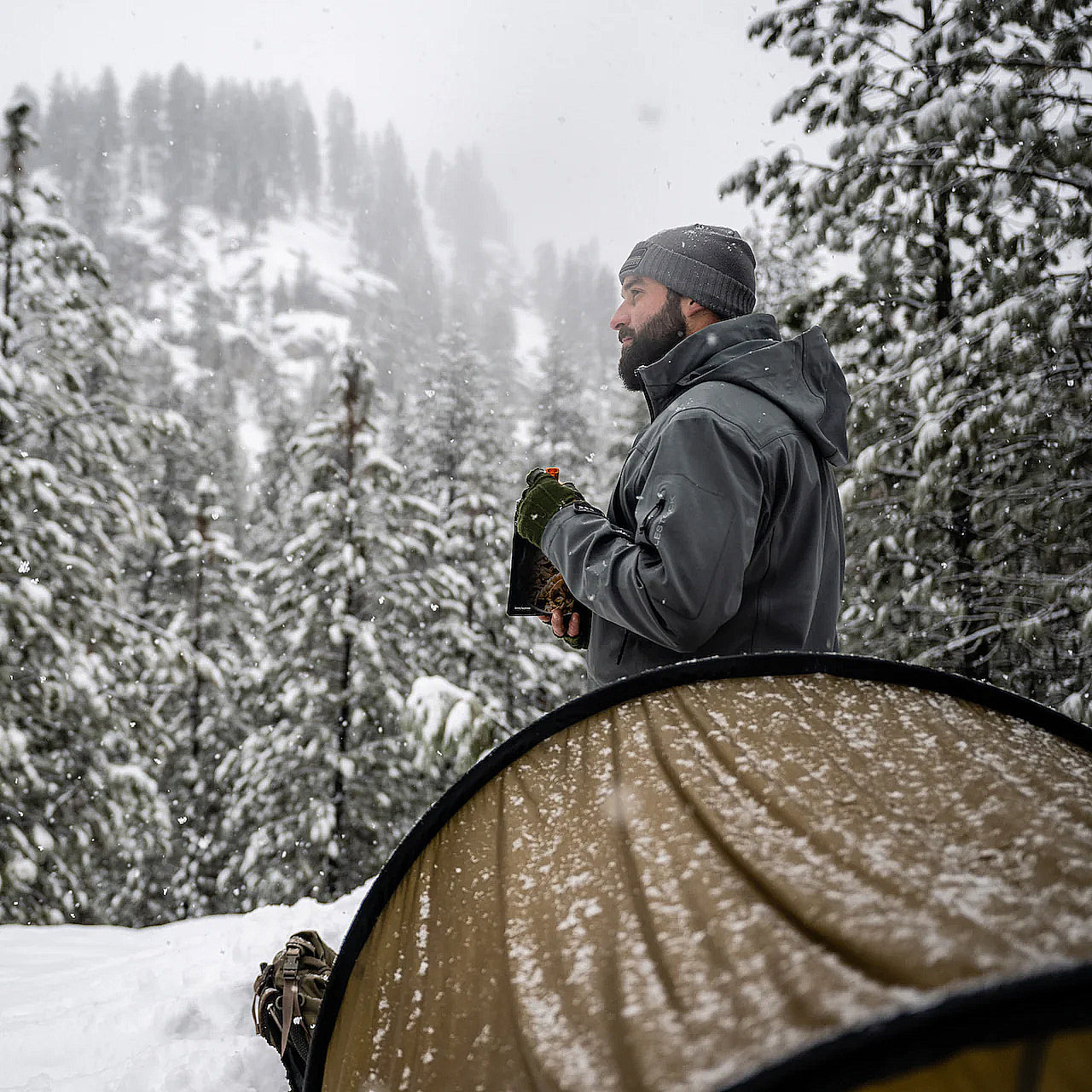 Eberlestock Trinity Peak Jacket 2.0 - Waterproof Hunting Jacket for Men with Breathable Technology - Ideal for Outdoor Adventures, Hiking & Camping