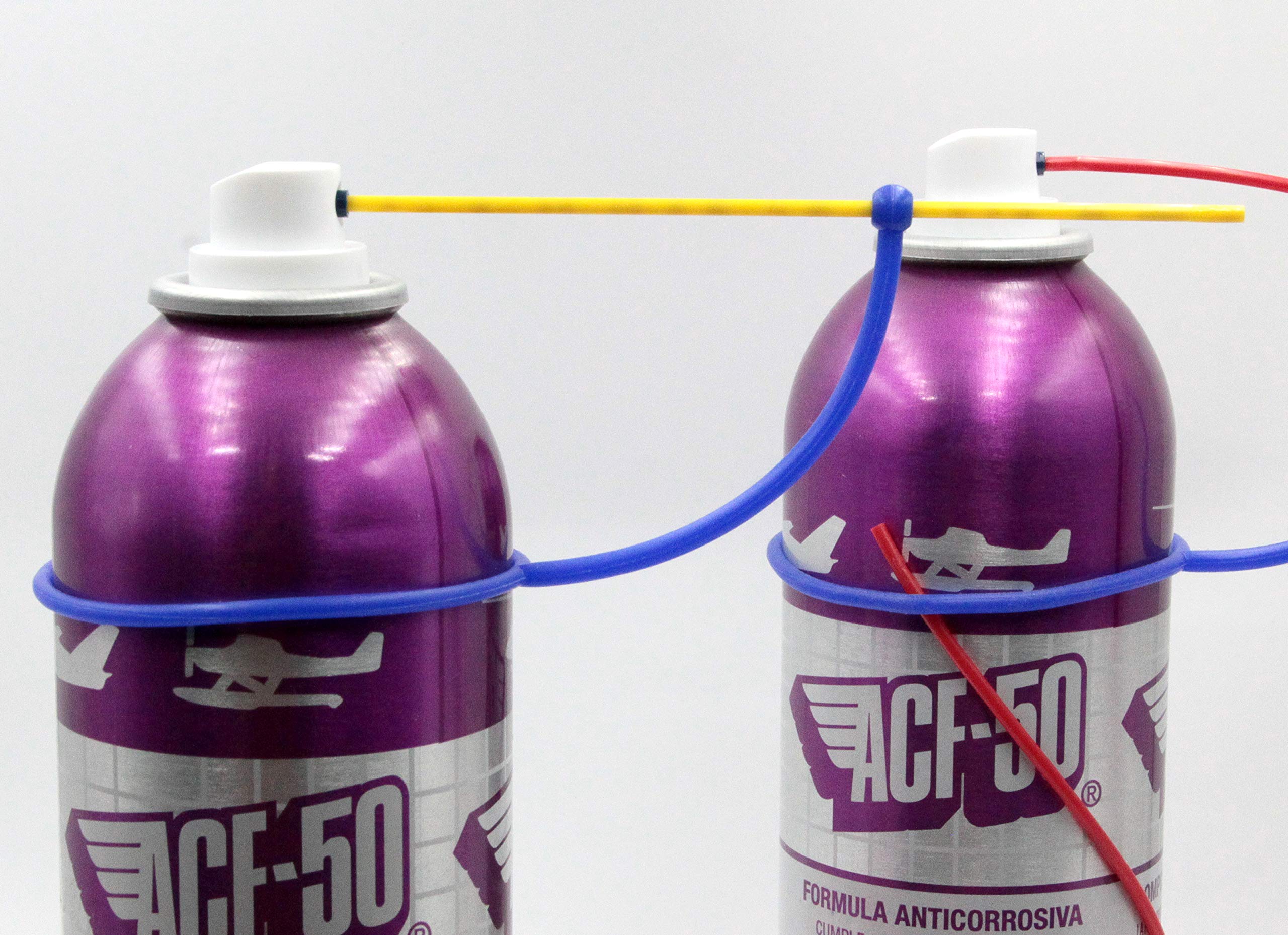 Hold-It Aerosol Straw Holder - 5 Pack Spray Can Straw Clips for Easy Access & Organization | Perfect for Painting, Cleaning & DIY Projects