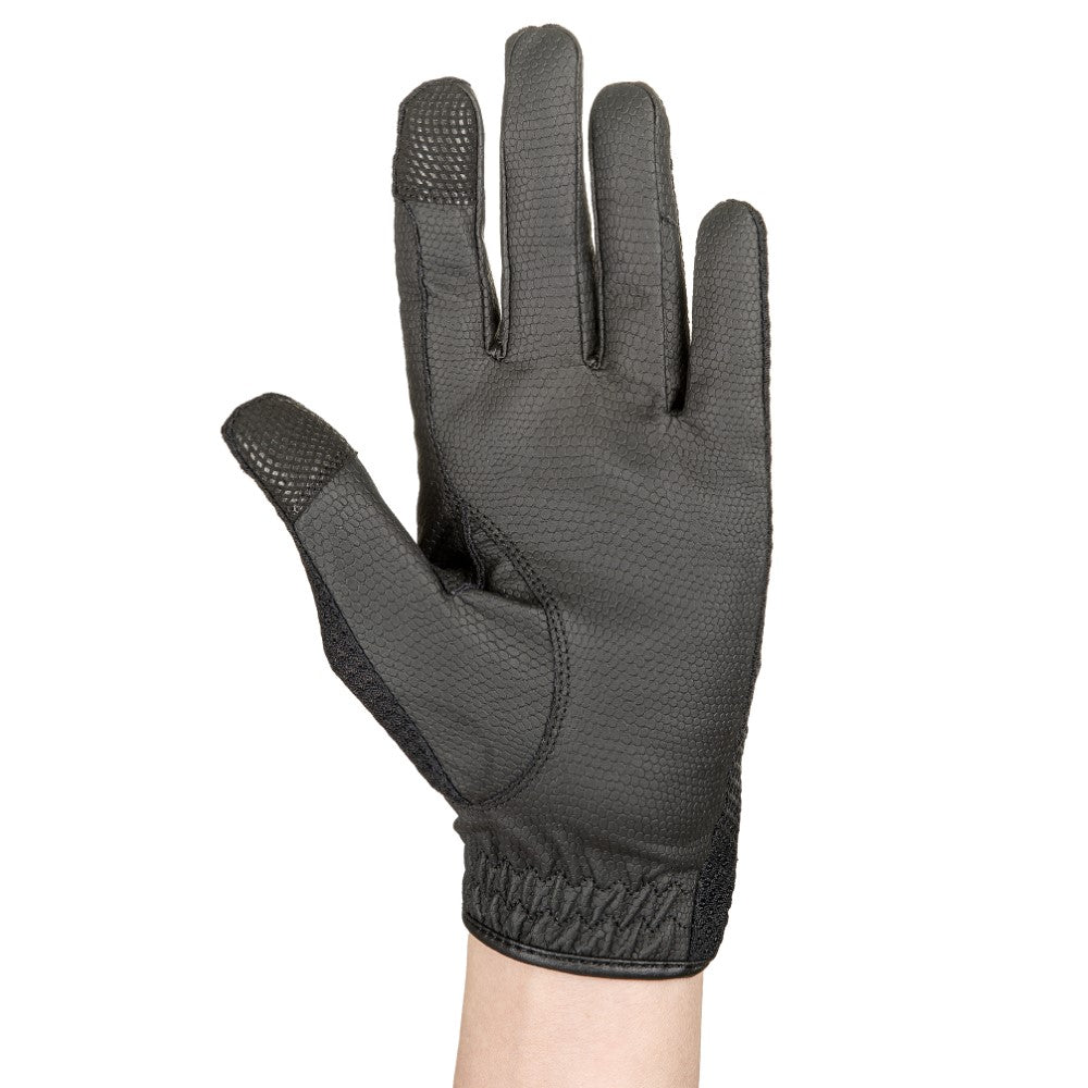 TuffRider Women's Breathable Mesh Summer Equestrian Riding Gloves - Perfect for Horseback Riding, Training & Outdoor Activities
