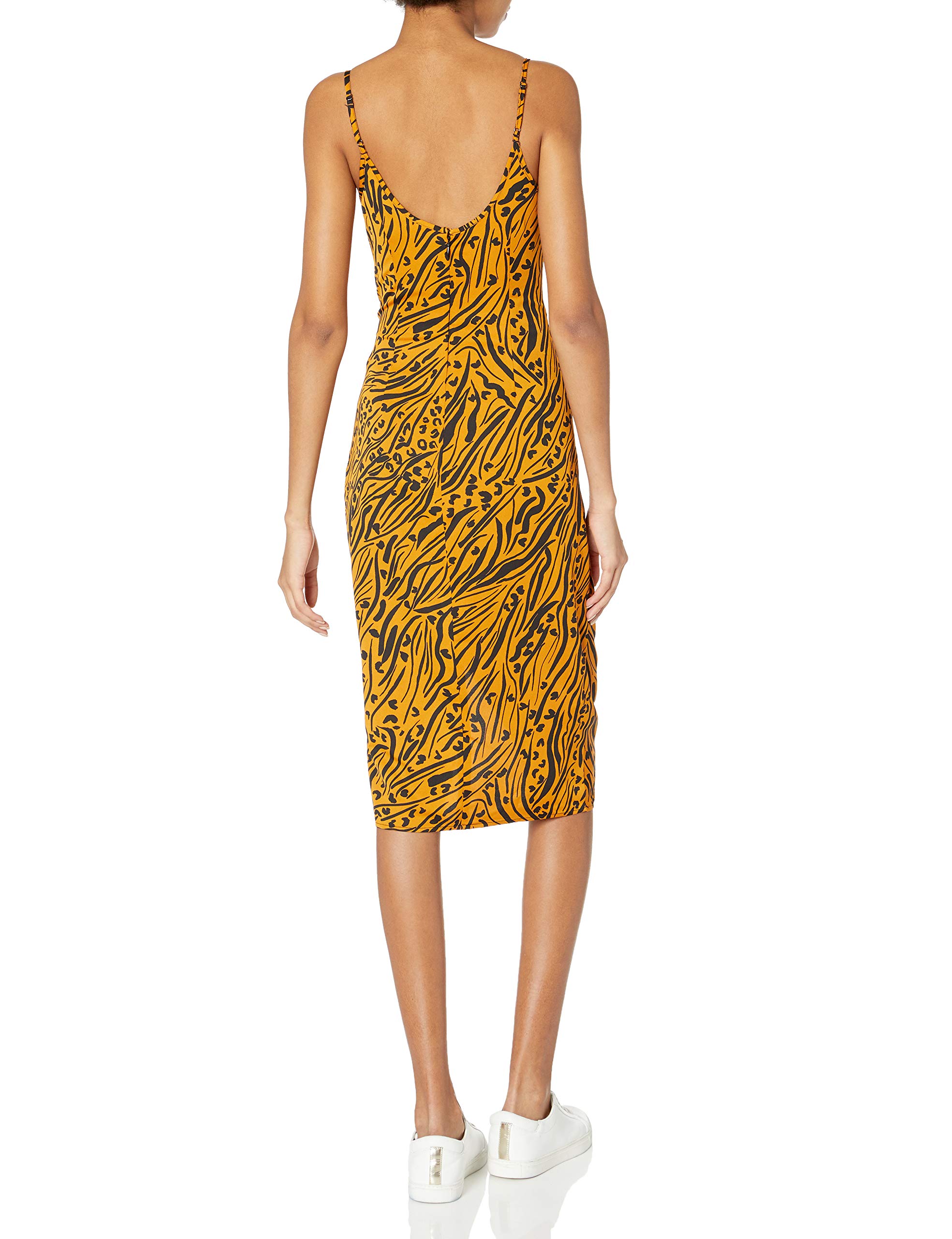 BCBGeneration Women's Flowy A-Line Midi Dress with Short Sleeves | Casual Summer Dress for Brunch, Beach Vacations & Outdoor Events | Perfect for Date Nights, Travel & Weekend Getaways
