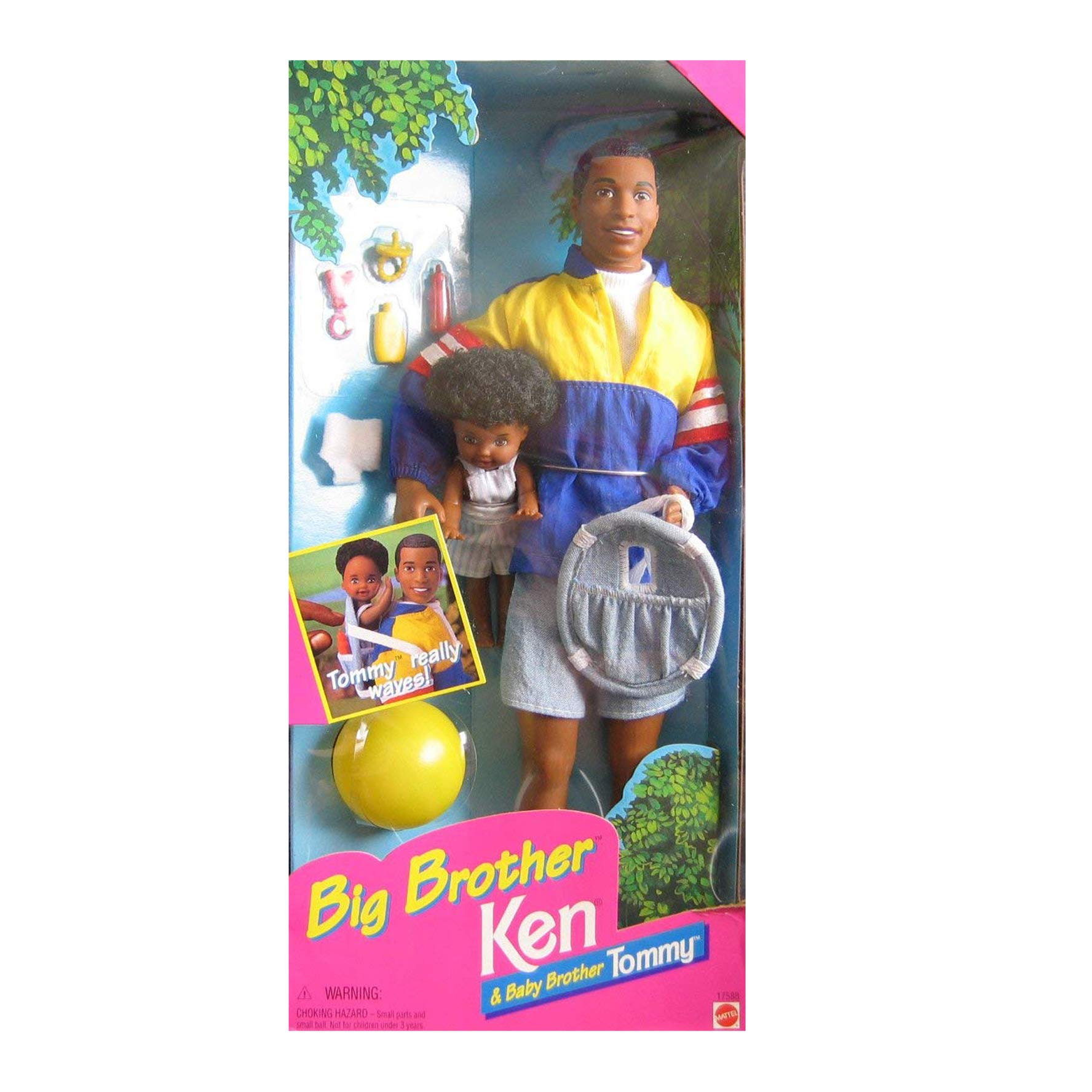 Mattel Big Brother Ken & Baby Brother Tommy Doll Set with Box - Perfect for Kids' Role Play, Storytelling, and Collectible Display