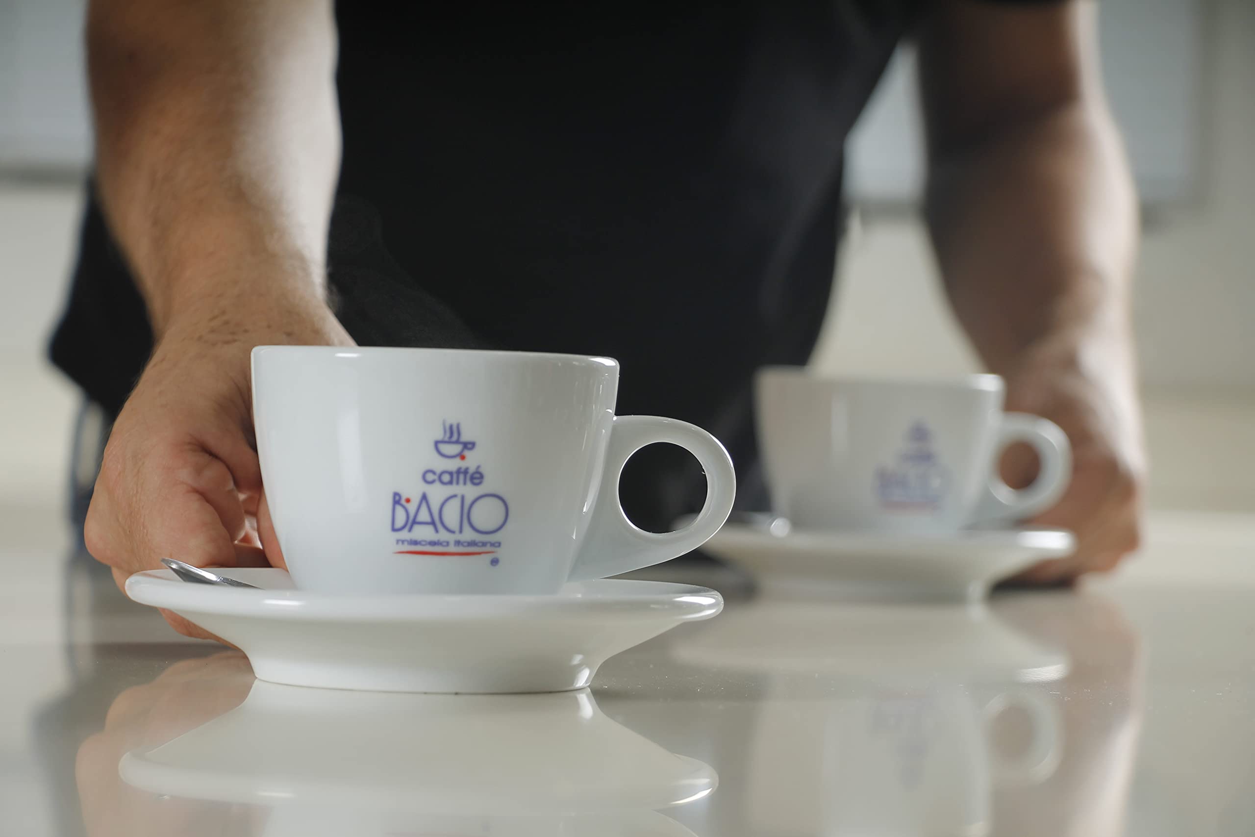 Premium BACIO Qualitá Speciale Gourmet Ground Coffee Blend - 1000g for Espresso, Drip & French Press - Rich Aroma & Smooth Taste - Perfect for Home, Office & Gifting
