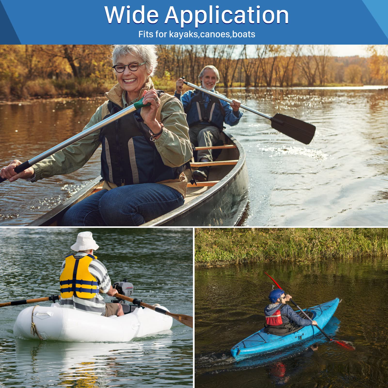 **Cocoarm Universal Adjustable Waterproof Kayak Spray Skirt - Nylon Kayaking Skirt for Canoeing & Whitewater Rafting - Perfect for Kayak Accessories & Water Sports Gear**    *(Use Case: Ideal for kayaking, canoeing, whitewater rafting, and outdoor water adventures to keep you dry and secure in rough conditions.)*