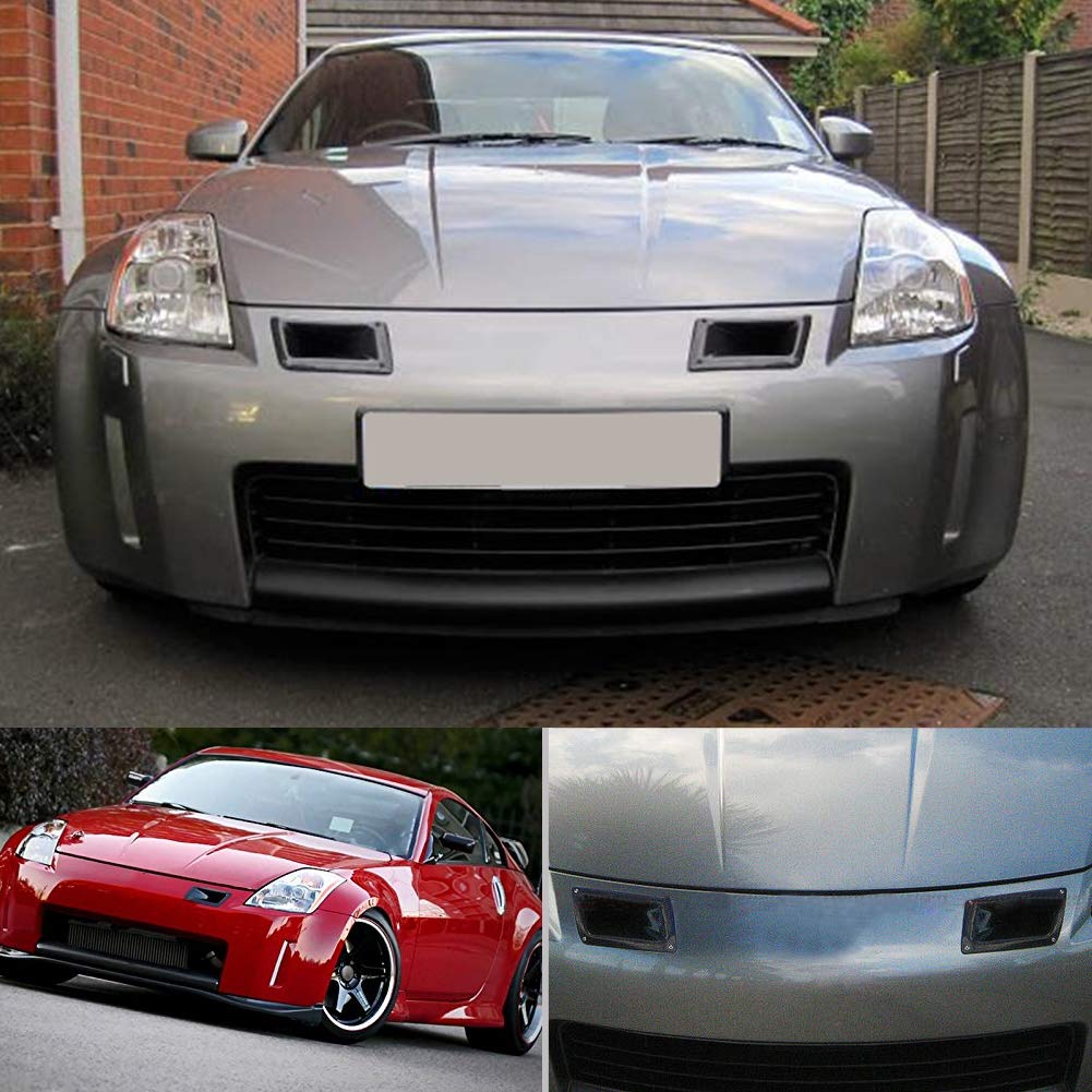Carbon Fiber Bumper Air Vent Intake Duct - Left Side Replacement for Nissan 350Z Z33 (2003-2009) | High-Performance Car Accessory | Track & Street Racing Upgrade