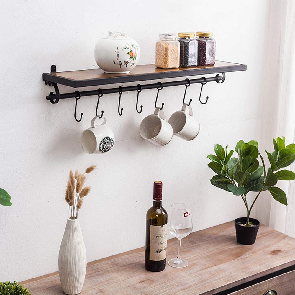 Stylish Wall-Mounted Kitchen Spice Rack - Space Saving Storage Shelf for Spices, Condiments & Small Items - Perfect for Home, Apartment, Dorm or Office Organization