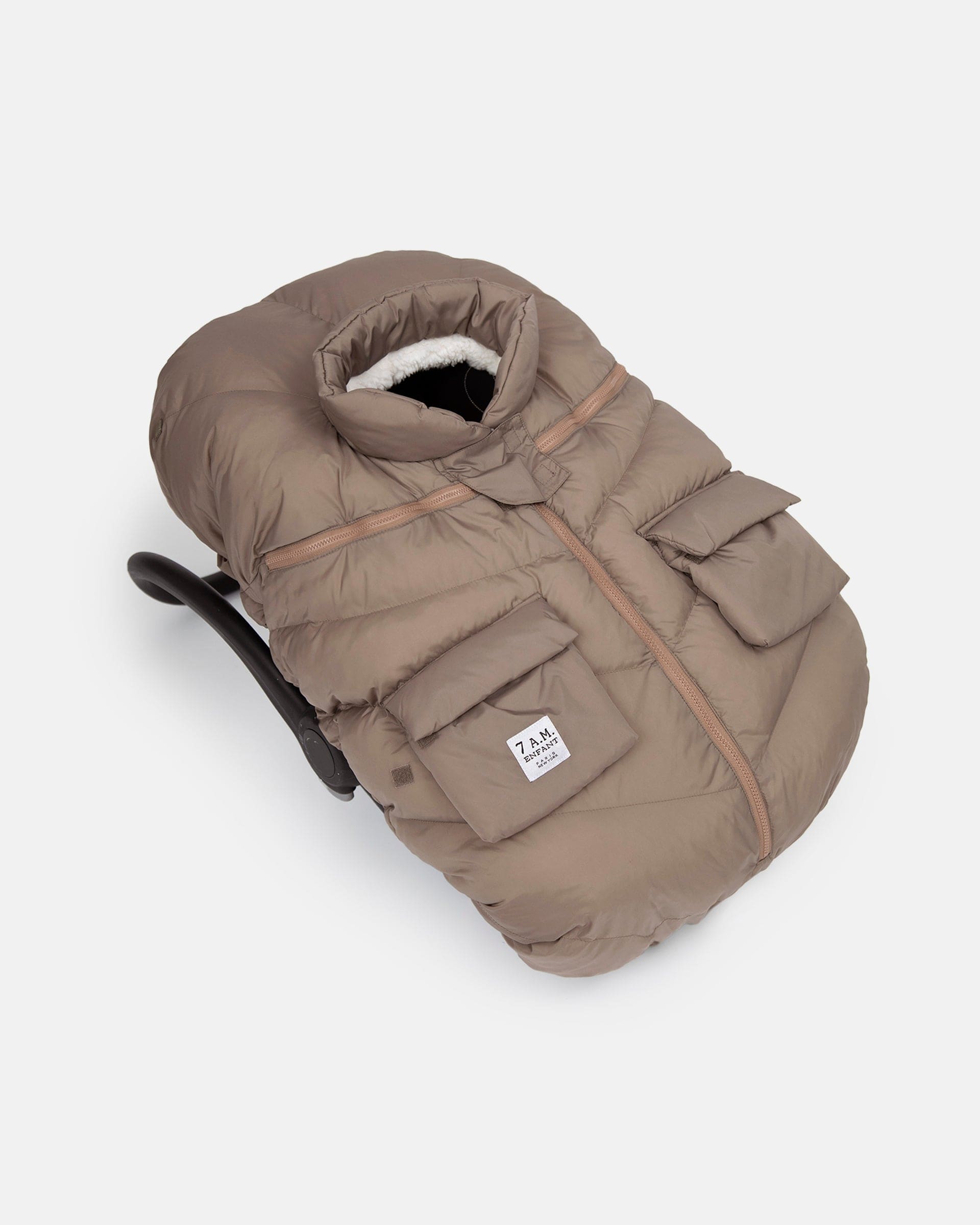 7AM Enfant Baby Car Seat Cocoon for Infants 0-12 Months - Soft & Warm Winter Car Seat Cover for Safe & Cozy Travel