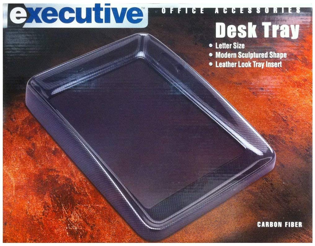 Carbon Fiber Executive Desk Tray - Office Organization Essential