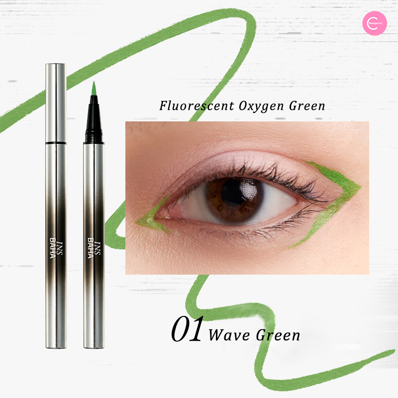 INSBAHA Soft Colorful Liquid Eyeliner Pen - Waterproof, Long-Lasting, Vibrant Colors for Eye Makeup - Perfect for Parties, Halloween, Cosplay & Everyday Wear