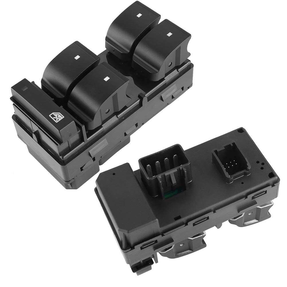 Power Window Switch - Driver Side Left Master Control for 20945129 | Compatible with Multiple Car Models | Easy DIY Installation for Smooth Window Operation
