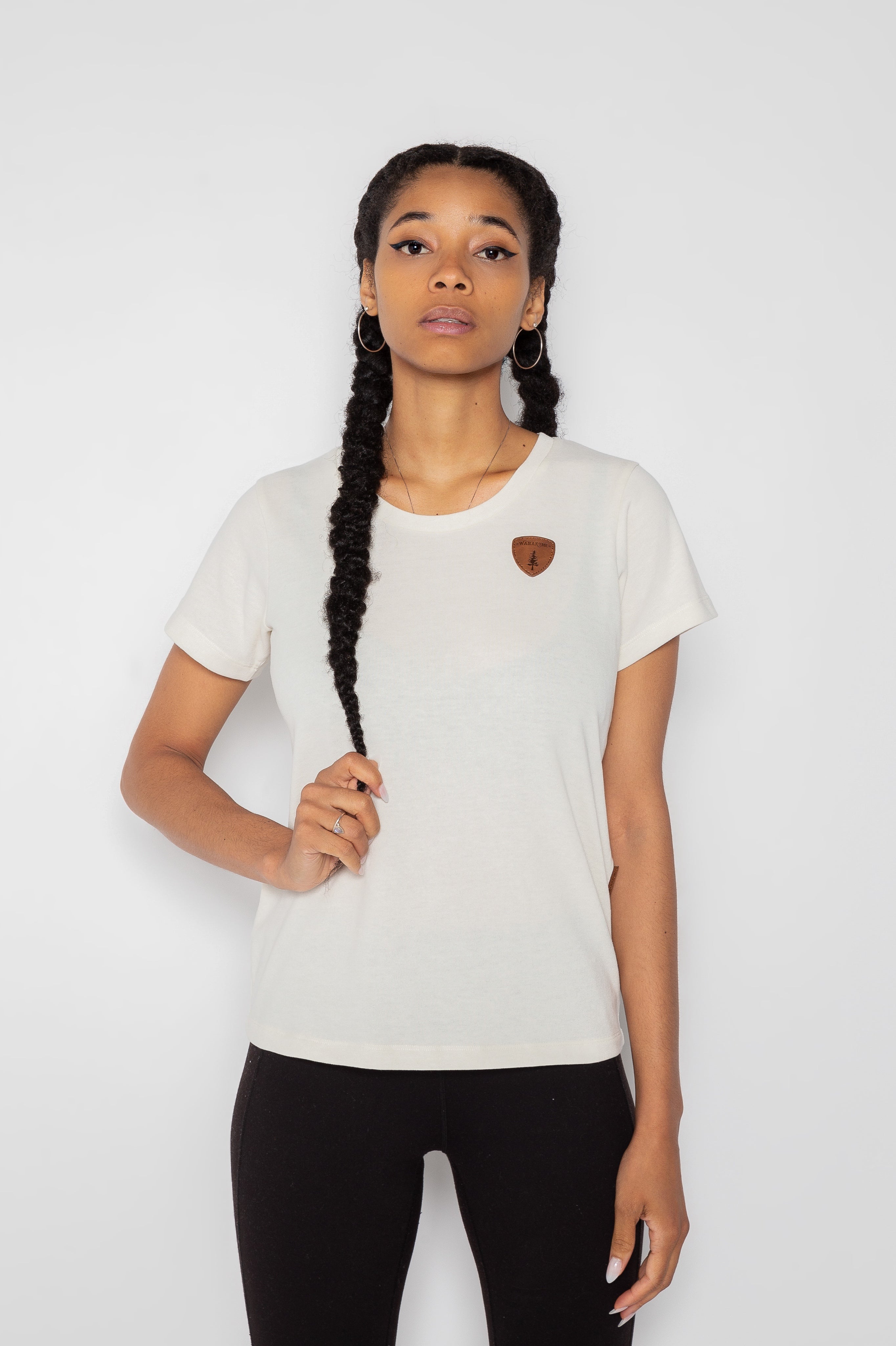 Ari Oatmeal Tee - Soft & Comfortable Women's T-Shirt for Casual Wear & Everyday Outfits | Perfect for Layering, Lounge & Street Style Fashion