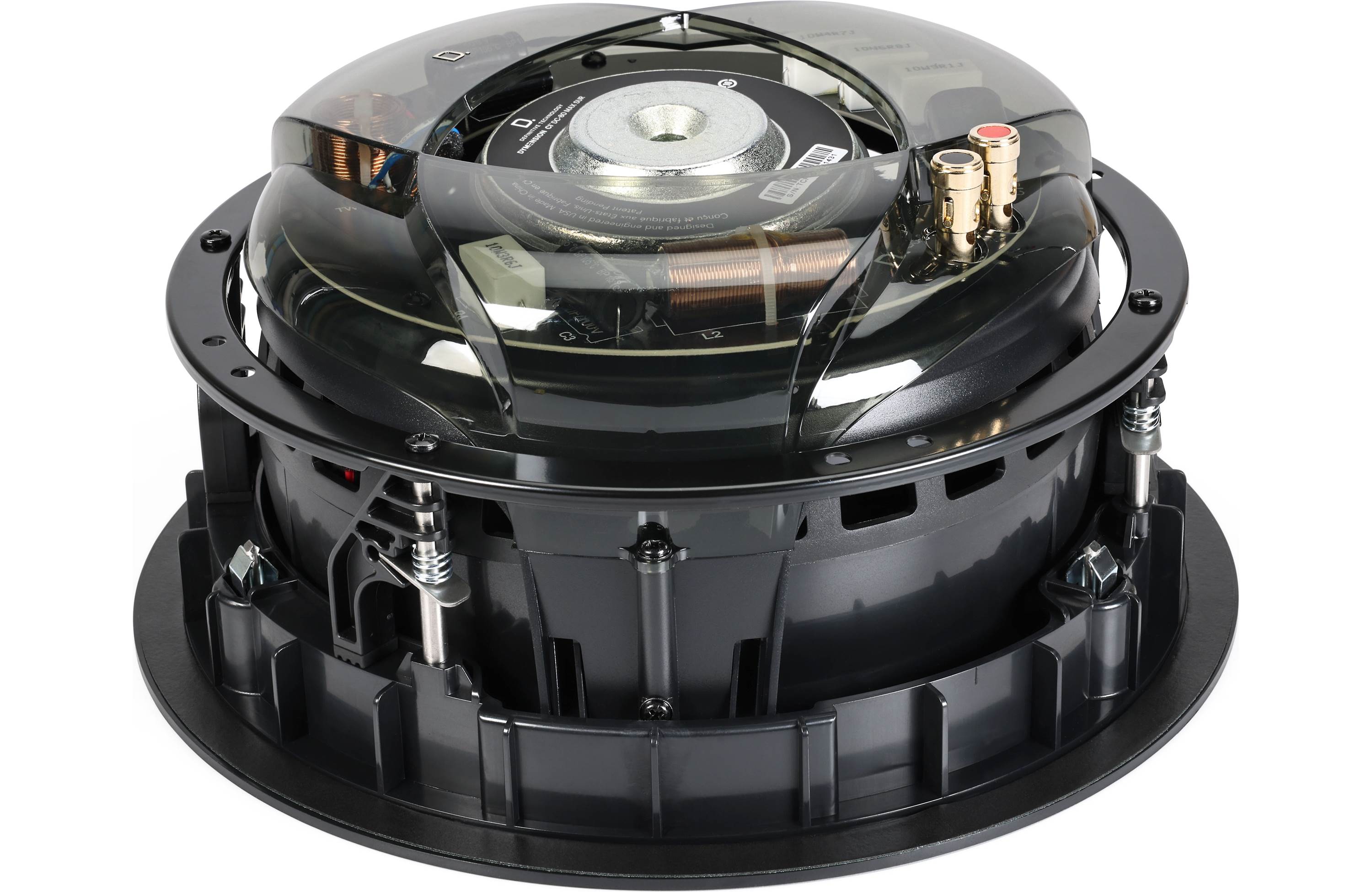 Definitive Technology Dymension DC 80 MAX SUR 8 Inch In-Ceiling Surround Speaker - High Performance Home Theater Audio System for Dolby Atmos & DTS:X (Single Speaker) - Perfect for Living Rooms, Home Theaters & Multi-Room Audio Setups