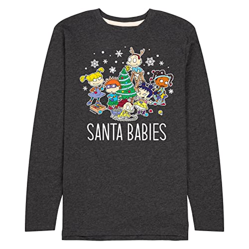 Santa Babies - Heather Charcoal